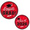 Graduation Decorations class of 2026 Gatherfun Congrats Grad Party Dinnerware Set Red Disposable Paper Plates Napkins Cups Tablecloth Banner for Graduation Decorations 2026 deals, Serve 25